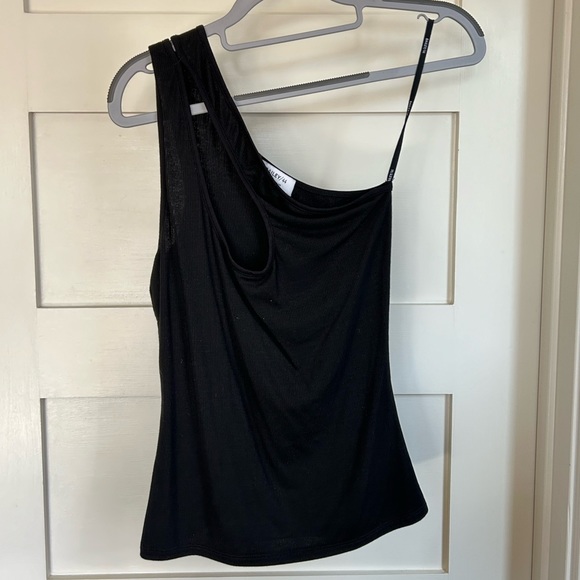 NWOT Bailey 44 Cutout One Shoulder Tank - Picture 3 of 9
